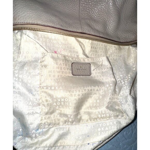 Kate Spade Pebble Leather Crossbody Bag Beige - Picture 2 of 11